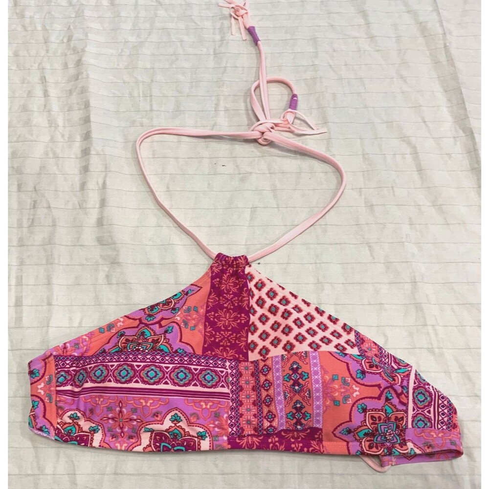 MALIBU WOMENS SWIM WIRE FREE BRA SIZE S